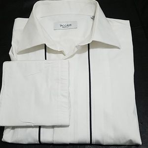 Taccaliti White bottom down shirt for men's